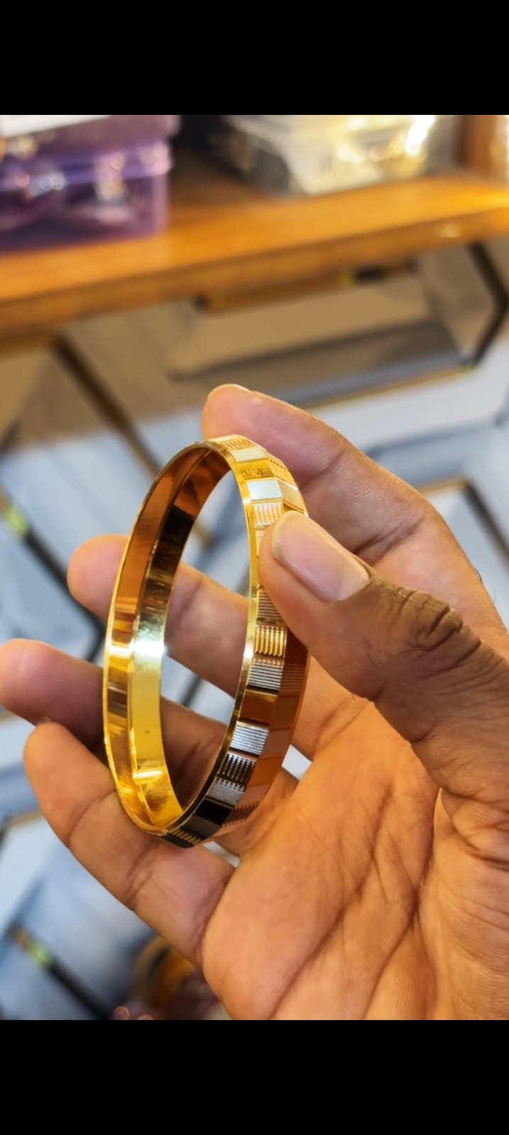 Gold Polish Jewelry set